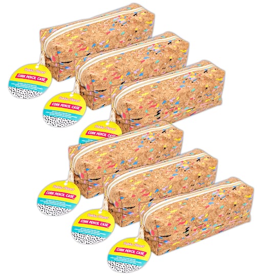 Pukka Pads Pukka Planet Cork Pencil Case, Pack of 6